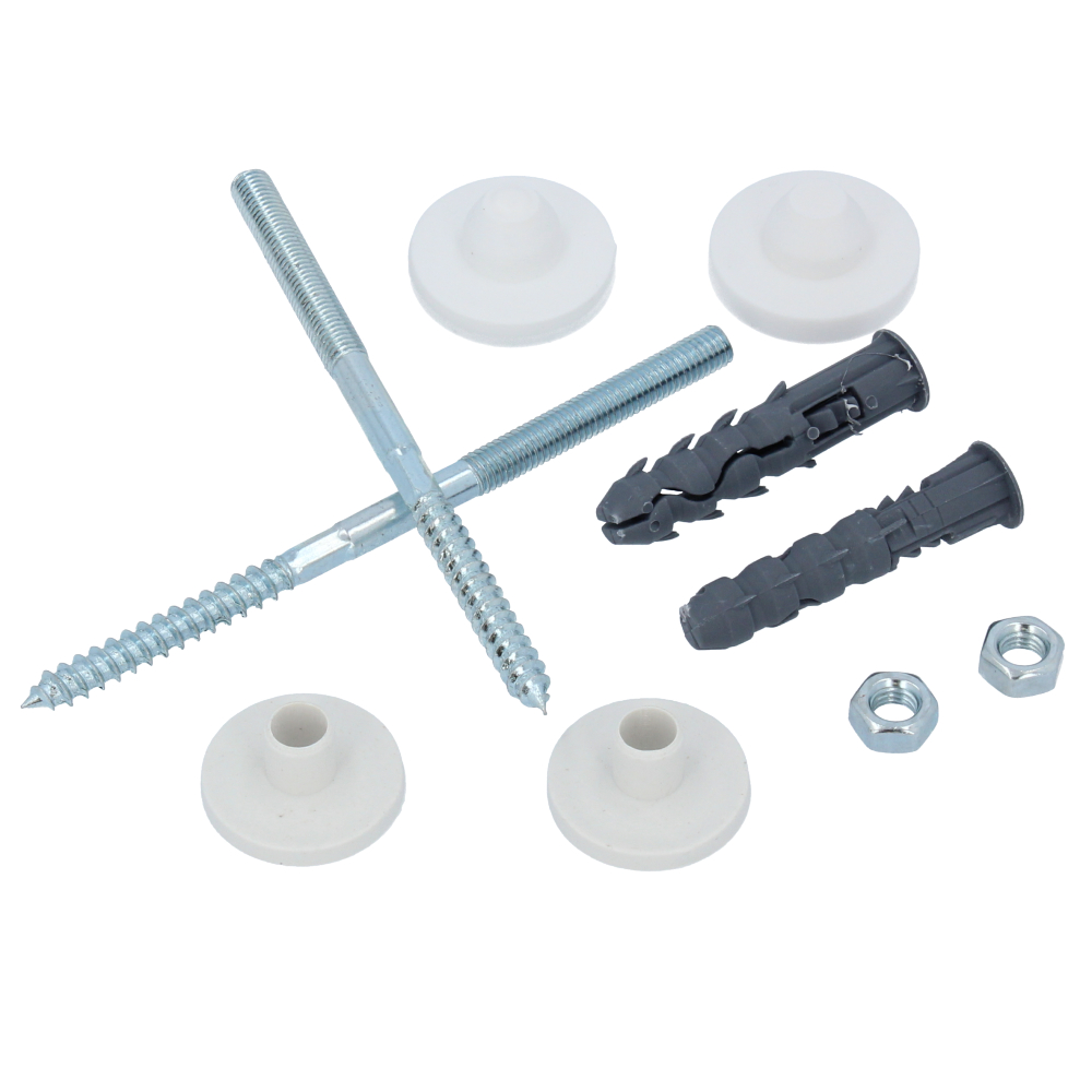 Edelstahl Montageset Für Waschbecken - Komplett-Set Für Wandinstallation In Bad Und Küche